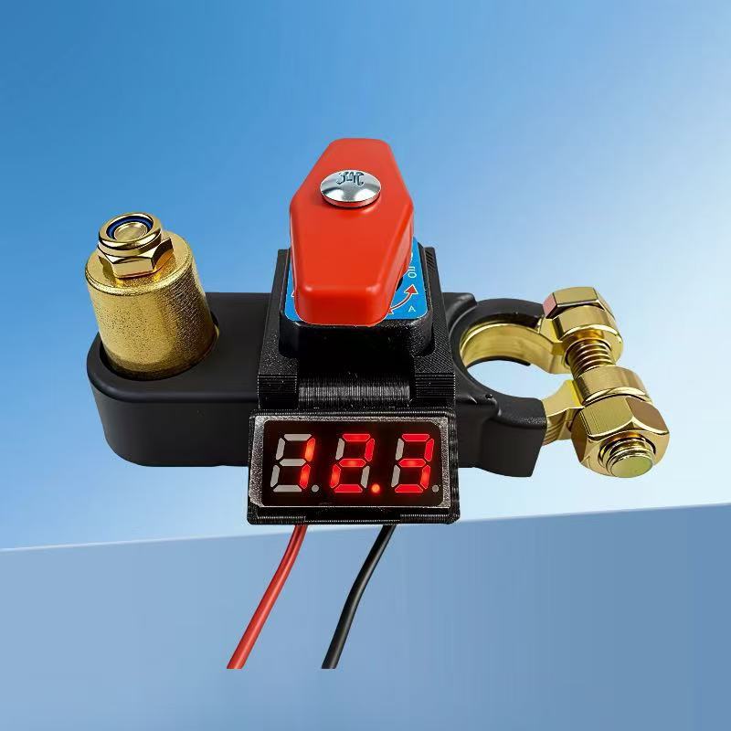 Thickened Pure Copper Car Battery Power-Off Switch, Main Power Switch, Negative Terminal Clip, Anti-Leakage, Whole Vehicle Power-Off Switch