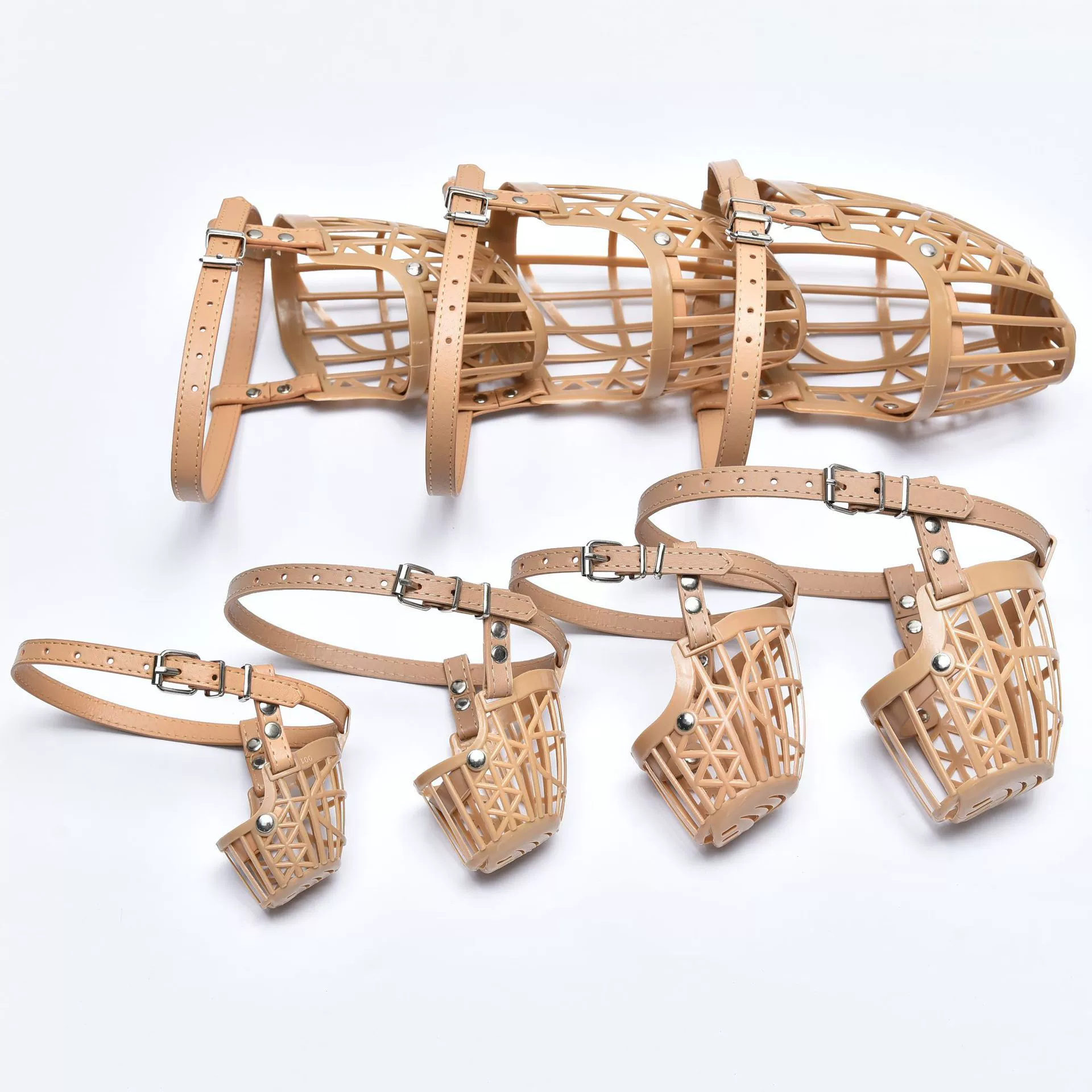 Высококачественный чехол для рта из искусственной кожи, дышащая маска для защиты от укусов, крышка для рта собаки, защита от лая, защита от укусов, оптом в наличии