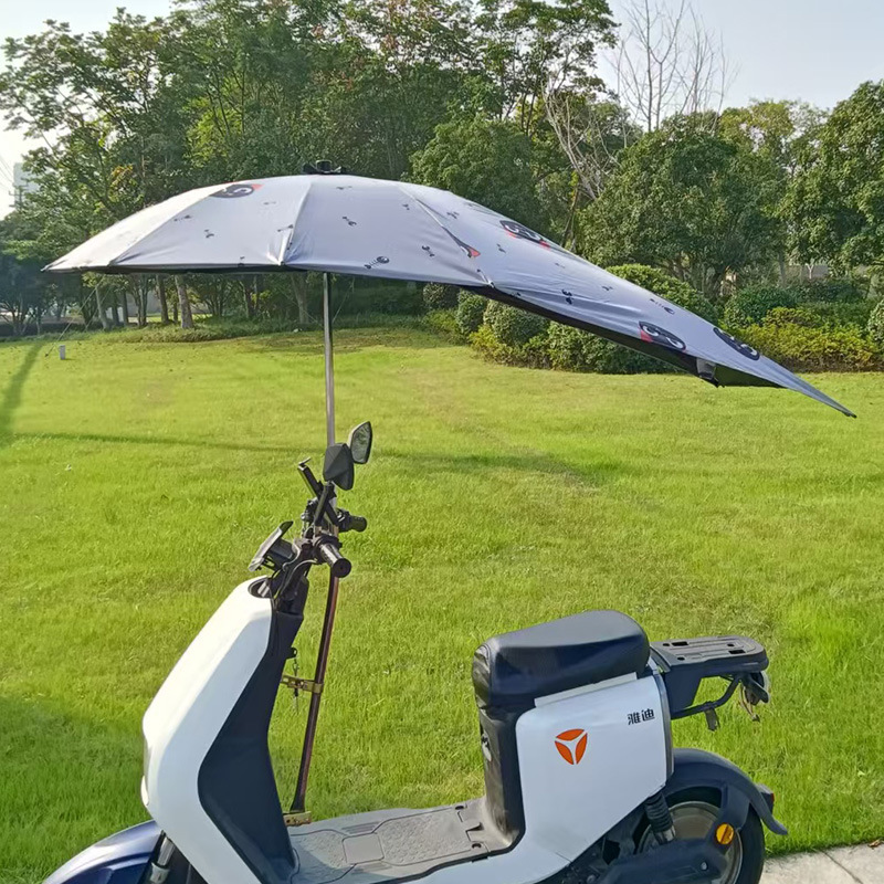 Electric Vehicle Battery Bike Umbrella, Sunshade Umbrella, Sun Protection Canopy, Umbrella Stand, Delivery Bike Umbrella, Scooter Sun Umbrella, Wholesale