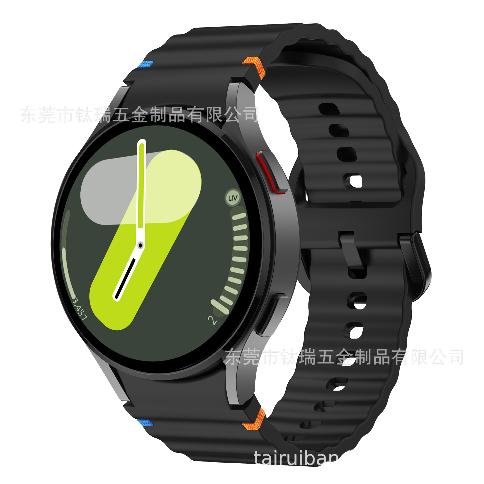 Applicable to the official Galaxy watchFE/6/5/4 with wavy seam silicone strap of Samsung Watch 7 undefined