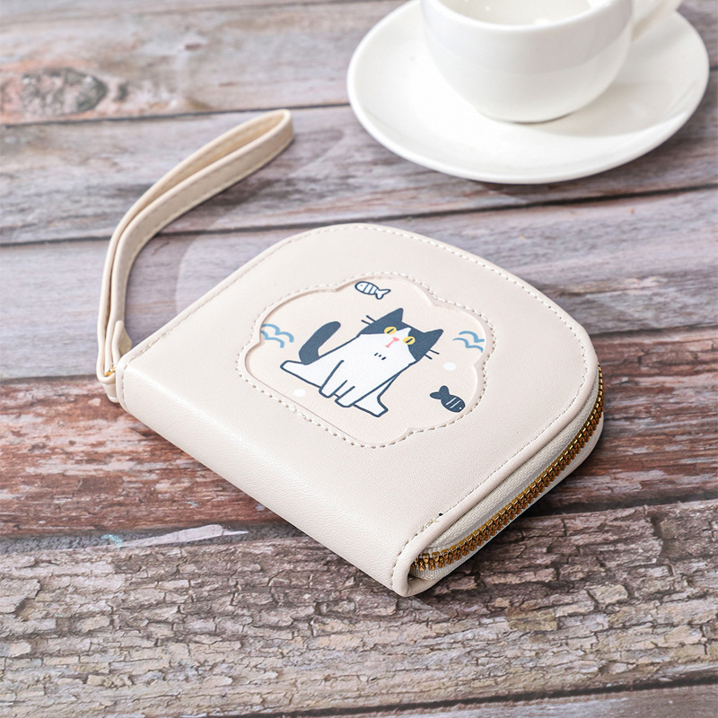 Women's baby cat Pu Leather Zipper Wallets display picture 7