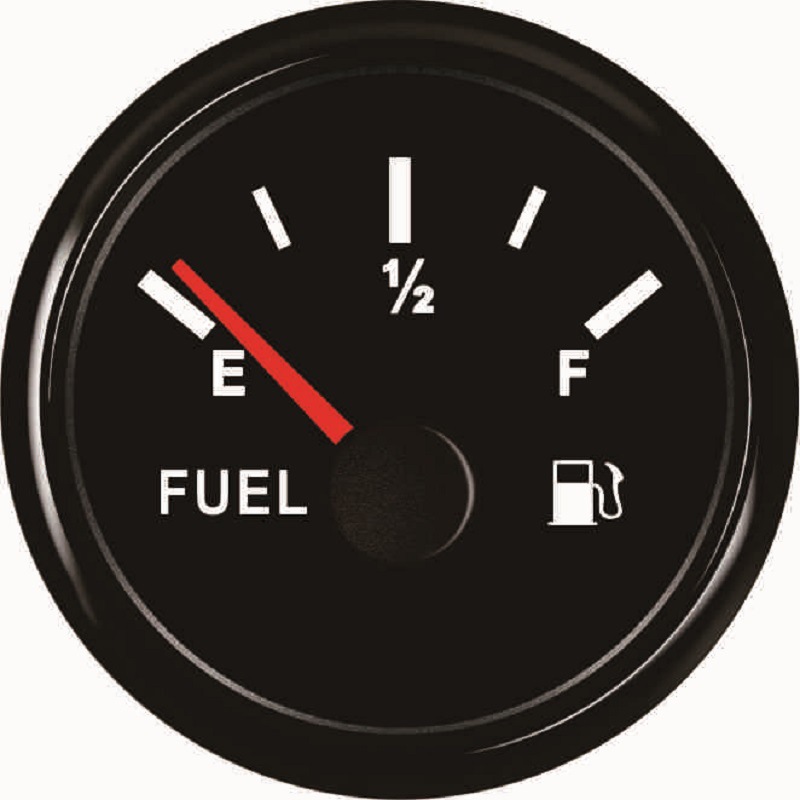Universal – automobile instrument Level Gauge Fuel - black-style-black-background-0-190o