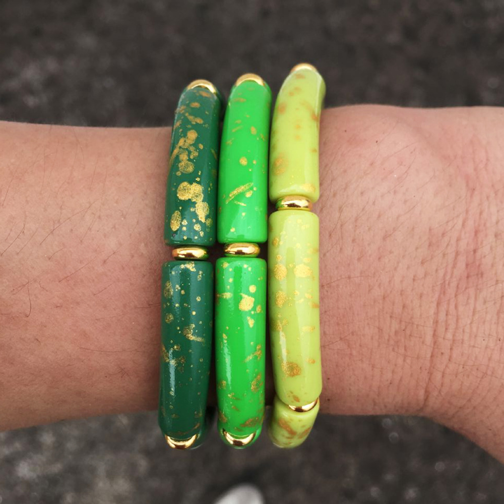 Fashion Solid Color Arylic Womenu0027S Bangle 1 Piece