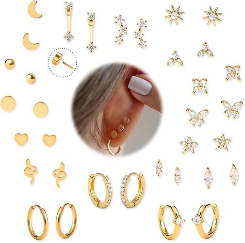 Silver pointed spike labret stud material detail