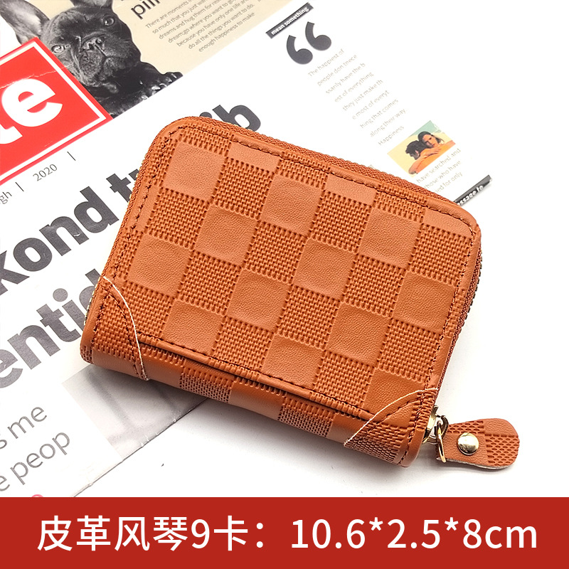 Bolsa de tarjetas de órgano para mujeres de gran capacidad multi-tarjeta anti-damagnetizado tarjeta de identificación para hombres de alto nivel cartera de tarjetas delgada