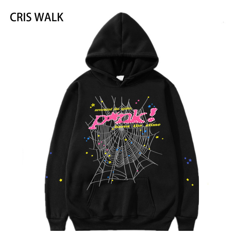 Men's European and American Hip Hop Singer Alphabet 555555 Men's and Women's Couple Spring and Autumn Sweatshirt Men's Hoodie Trendy Jacket