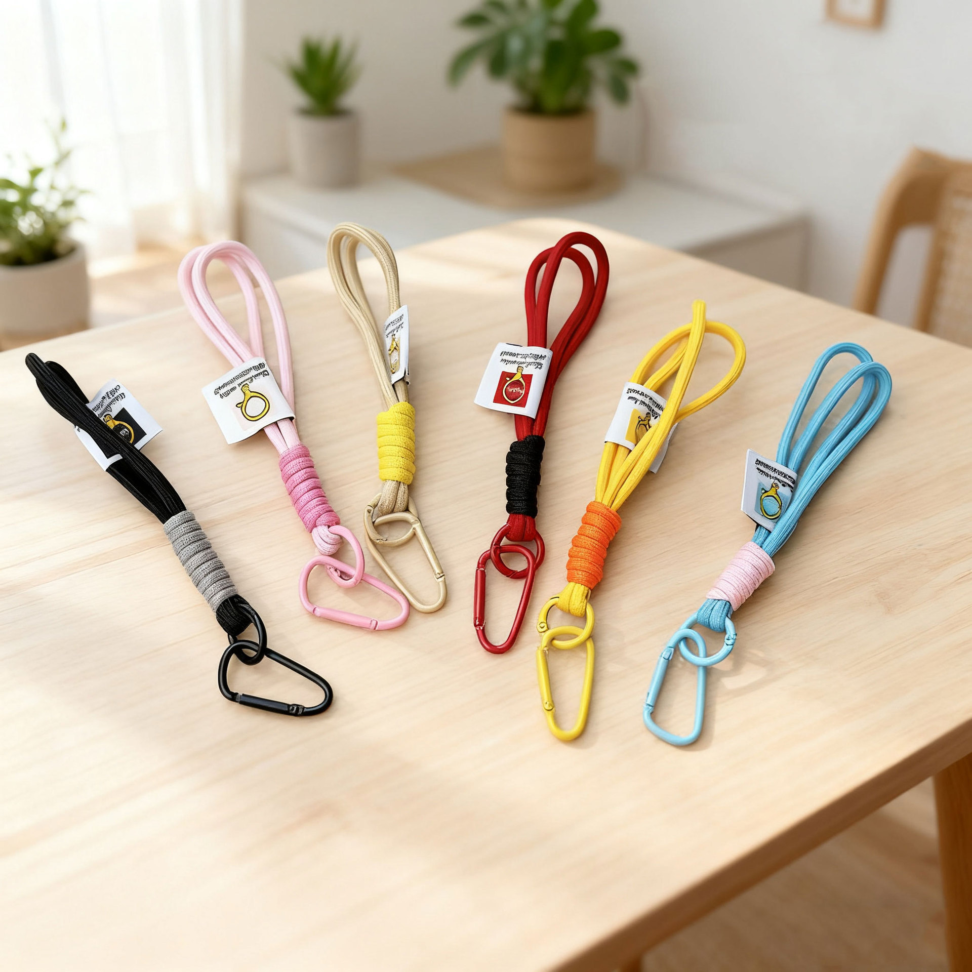 Llavero y Colgante para Bolso de Poliéster Tejido Decorativo para Teléfono y Bolso