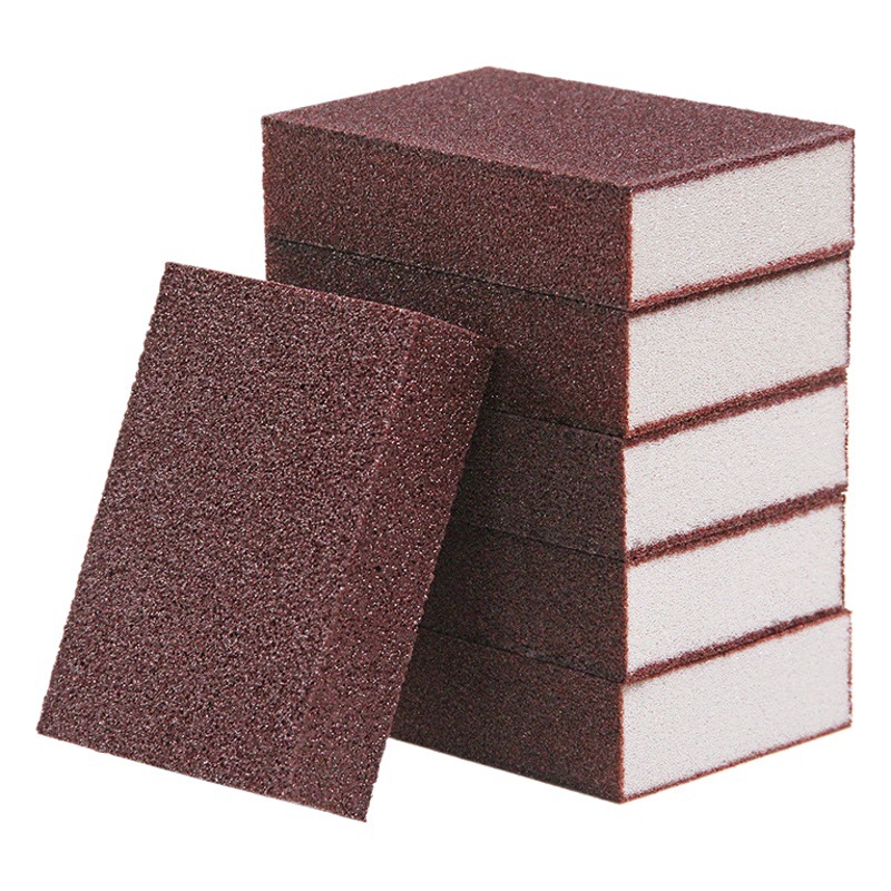 Carborundum esponja cocina lavavajillas olla cepillo eliminación de óxido pulido bloque de esponja cepillo de limpieza del hogar olla artefacto