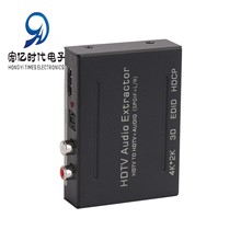 hdmi音频分离器4k HDMI TO HDMI+AUDIO+SPDIF+R/L信号转换器电源