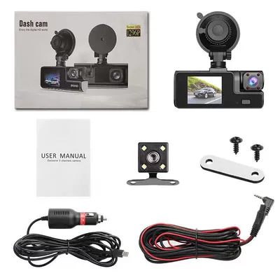 Cross-Border Driving Recorder Hd Driving recorder - a22-front-of-the-car-inside-the-car-and-behind-the-car