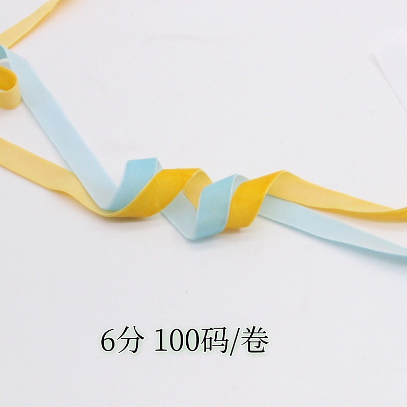 Cinta flocada Tianyimei Cinta de terciopelo Todas las especificaciones son completas, correas para el cabello, correas, ropa, correas, correas de colores