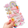 Cartoon children's hair accessory, hairpins, card holder, set, bangs, jewelry, Korean style