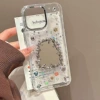 Transparent electroplated flash diamond mirror (special shape)