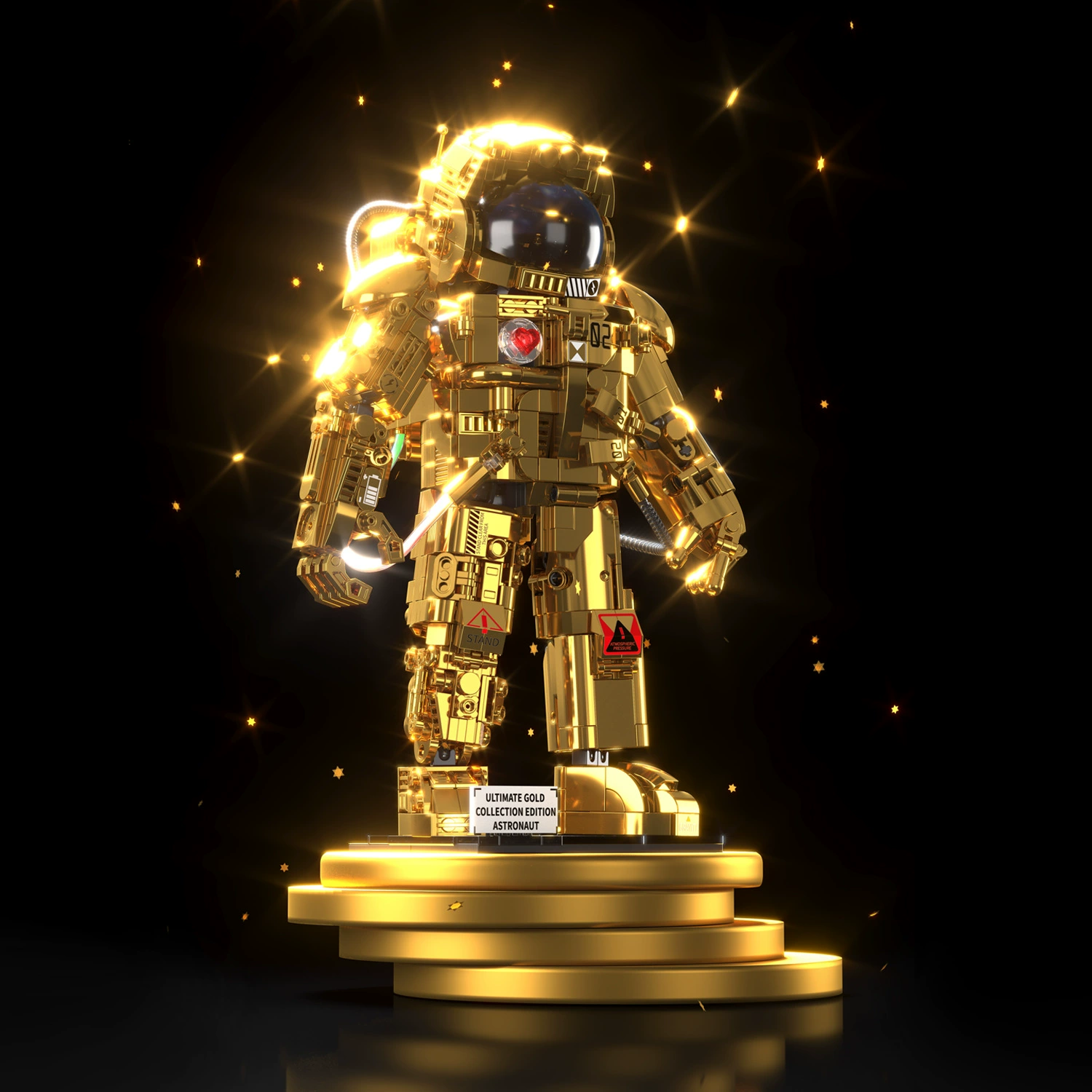 哲高 Lego, механический космический астронавт, конструктор, игрушка для мальчиков, подарок на день рождения