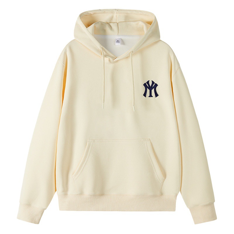 MF MLB NY new men's hooded sweater sports ny couple's top casual loose sports hooded sweater