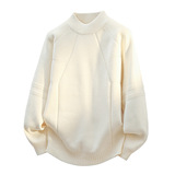 2026秋季青少年宽松圆领长袖毛衣套头衫运动风格透气，男装针织衫/毛衣，星座614