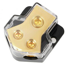 Car audio amplifier modification distribution socket split ground box distribution box hub splitter splitter
