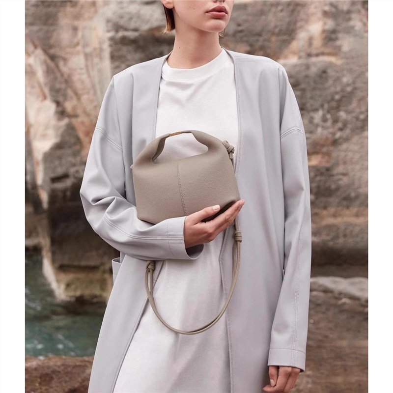 Umhängetasche, neue Dumpling-Lunchtasche aus echtem Leder in Top-Qualität, High-End-Crossbody-Handtasche im Nischendesign, Cloud-Tasche, Lunchbox-Tasche._voghion.com
