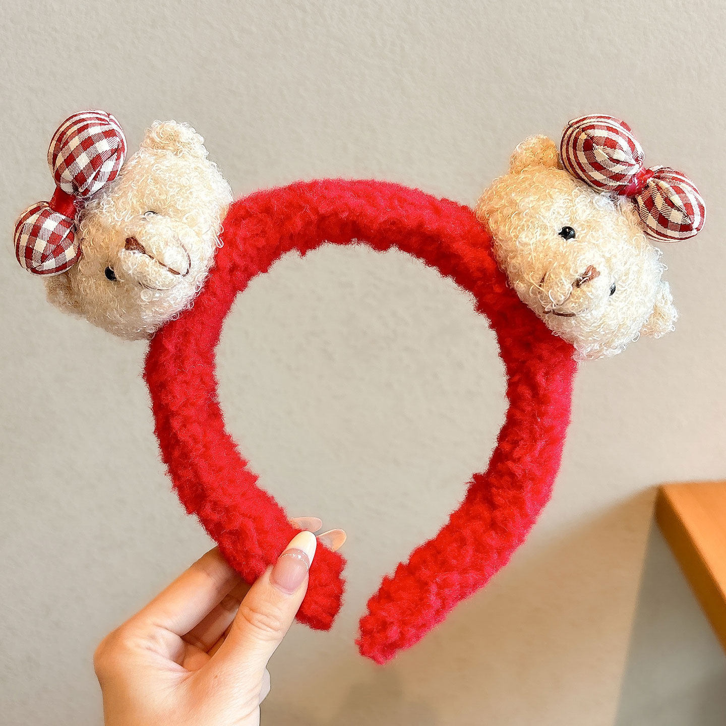 Diadema roja de Año Nuevo para mujer 2026, diadema moderna de alta calidad para otoño e invierno, diadema para lavarse la cara, horquilla para el cabello, accesorio para el cabello estilo Chanel image 34