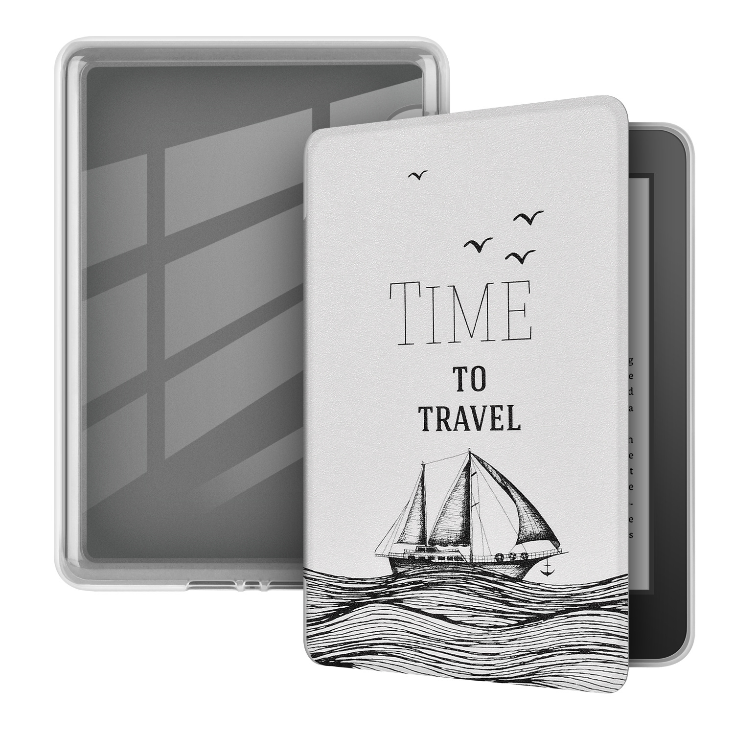 Aplicable kindle paperwhite6543 acrílico pintado funda protectora 658/558 funda protectora transparente
