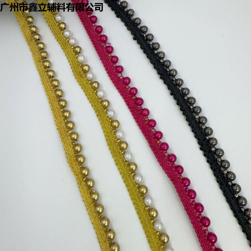 Pearl Handmade in stock Single Side 6 Clothing Lace Diy Decoration Garment Lace Beads