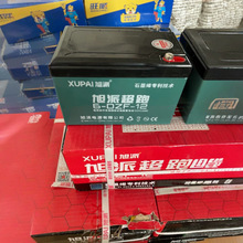 旭派电池12v12ah地摊照明电动车电瓶6-DZF-12铅酸蓄电池小海豚
