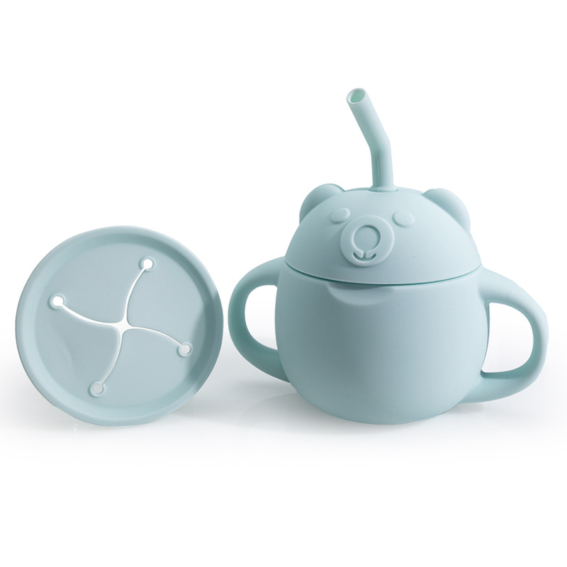 빨대 컵 + 스낵 컵