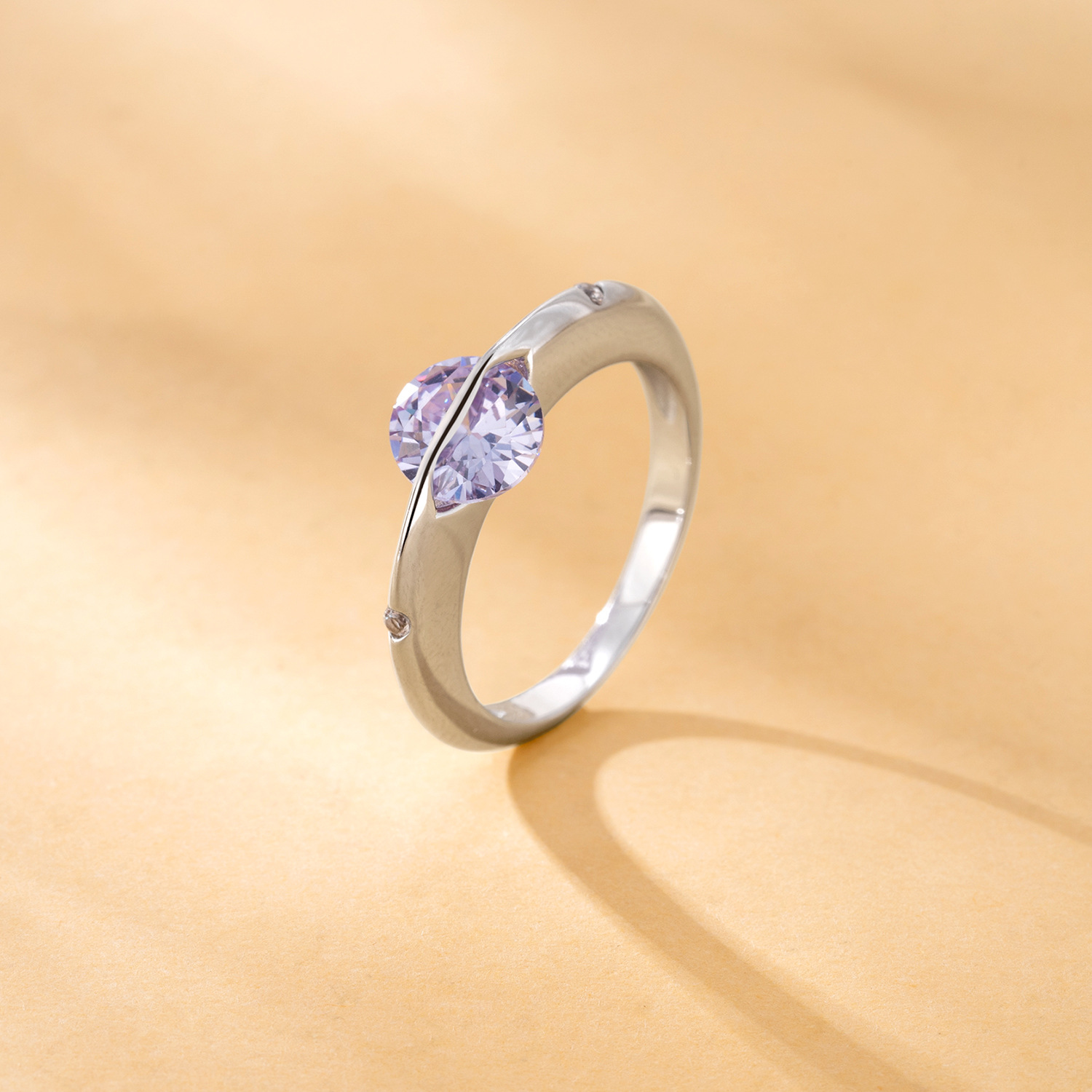 s925 スターリングシルバーつや消し宇宙星回転可能なリング惑星点滅ニッチデザインライト高級ハイエンドリング