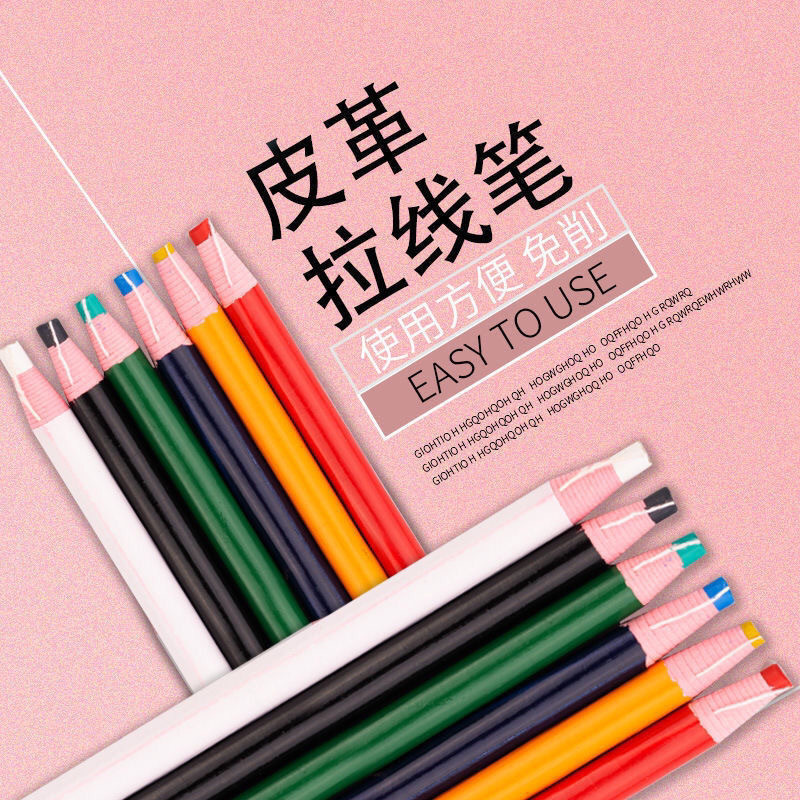Factory in stock colorful no-cutting pen pull line crayon roll paper point pen clothing positioning marker wholesale Factory in stock colorful no-cutting pen pull line crayon roll paper point pen clothing positioning marker wholesale