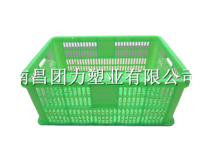 大量供应610*405*235塑料筐四格塑料筐 水果筐 桃筐 江西周转筐