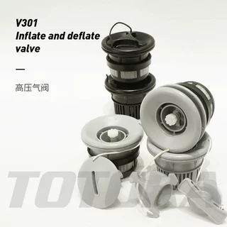 V301充气帐篷配件接头高压阀门打气充气泵带滤网安全气阀塑料配件
