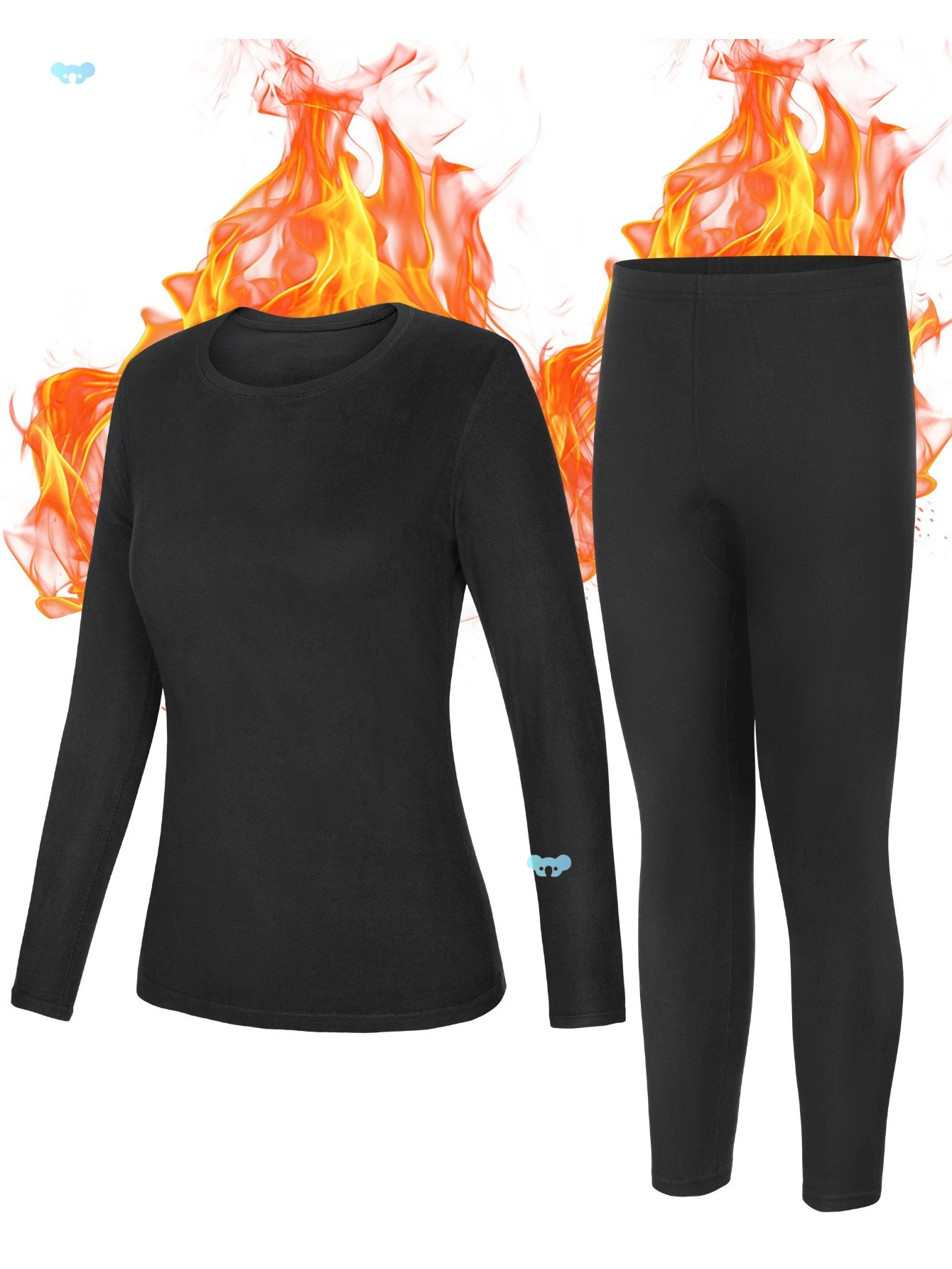 Бархатный теплый комплект домашней одежды Немецкий бархатный теплый комплект с высокой эластичностью