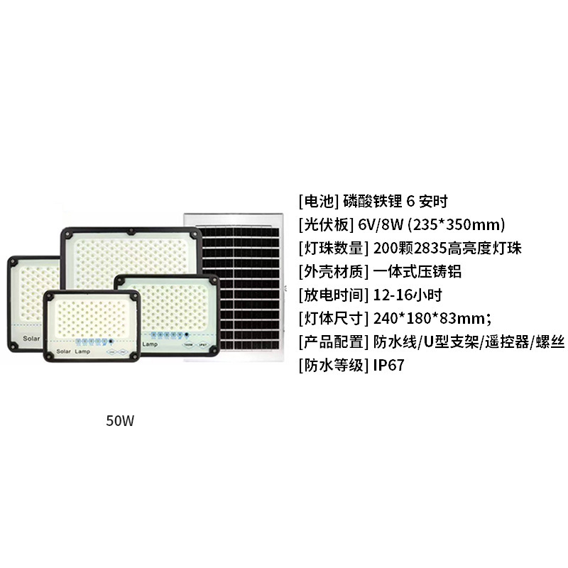 メーカーは高出力投光器、農村建設用太陽光街路灯、市街地工事道路防水照明を供給しています。|undefined