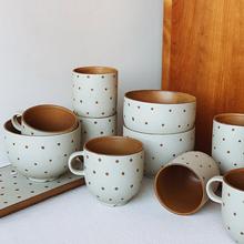 BTK8【推荐！】收集时光 ELI手作系列 陶瓷圆碗 咖啡杯 方盘