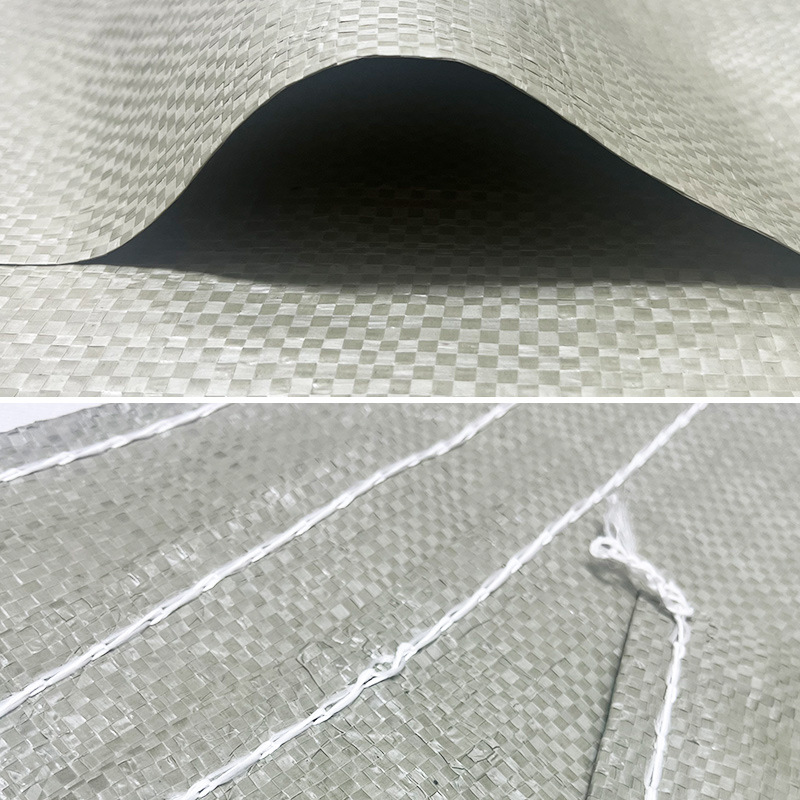 Personalizada impermeable gris más bolsas de tejido de revestimiento bolsas de piel de serpiente bolsa logística expresas bolsa de embalaje fábrica de sacos al por mayor
