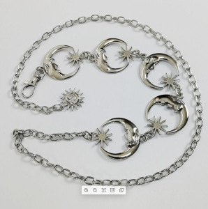 Серебряная цепочка на талию «Лунный месяц»