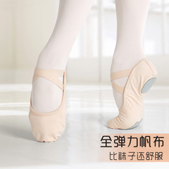 Fully elastic cloth dance shoes for women, soft-soled exercise shoes for adults, cat claw shoes, shape ballet shoes, instep-revealing yoga shoes