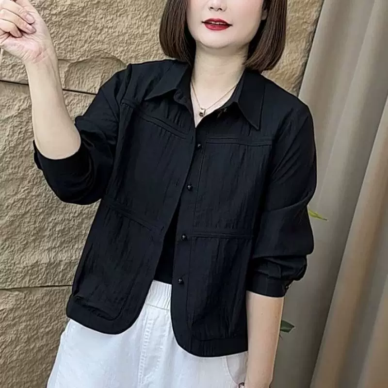 Spring summer shirt, oversize, loose fit