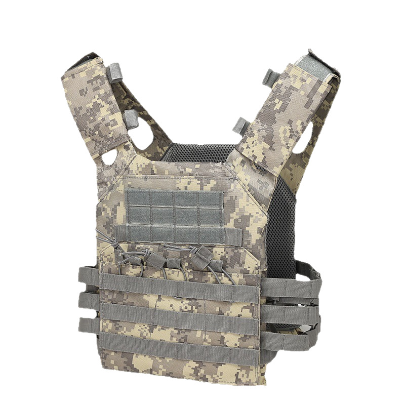 Amazon Camuflaje de peso Camuflaje CS Multifuncional Combate Bulletproof MOLLE Camuflaje JPC chaleco táctico