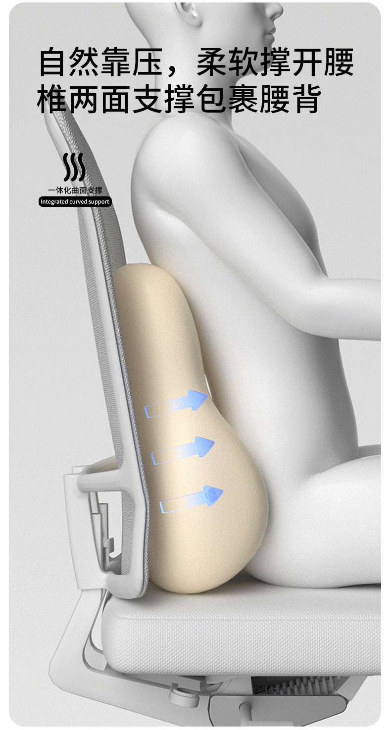 Lumbar Support, Long-Term Sitting Waist Support, Lumbar Support Cushion, Car Neck Pillow, Driving Waist Support Artifact