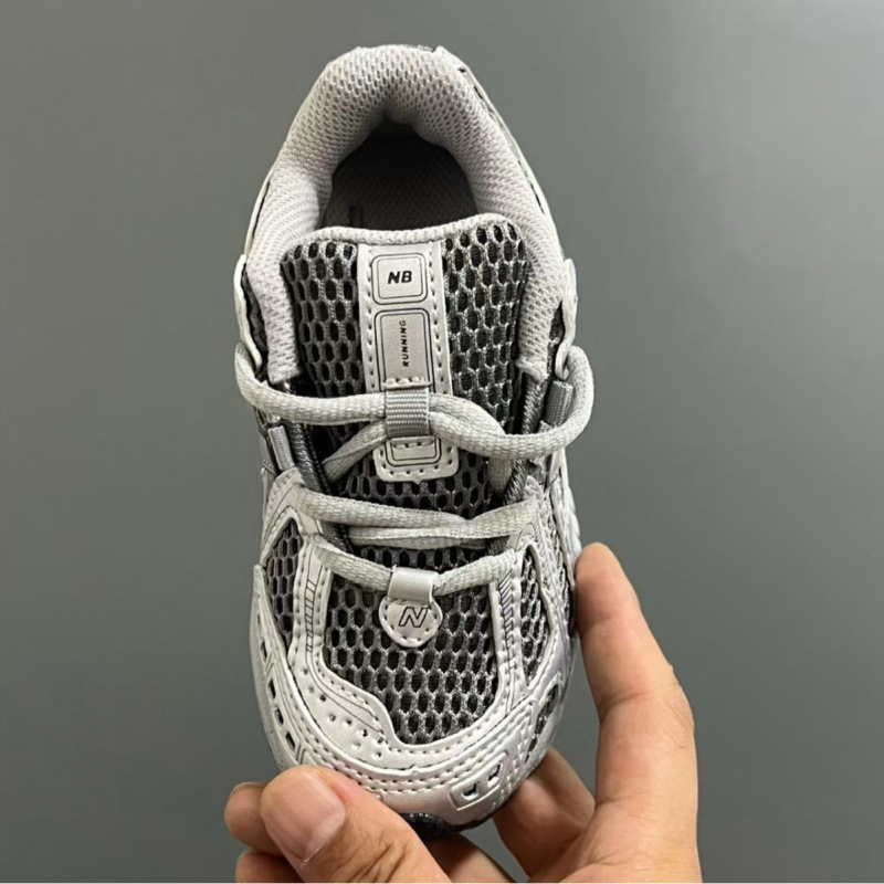 Putian children's shoe factory high-quality high-version NB1906 lace-up children's retro dad shoes for boys and girls, parent-child running shoes