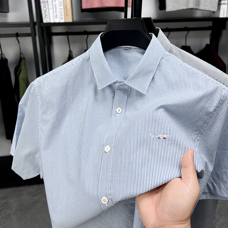 Summer thin cotton casual shirt