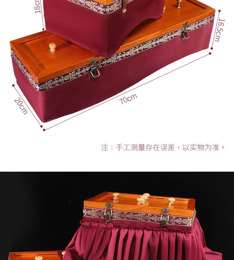 Wooden Moxibustion Box Du Mai Spine Ginger Moxa Burner Long Snake Back Device with 6 Moxa Sticks in use