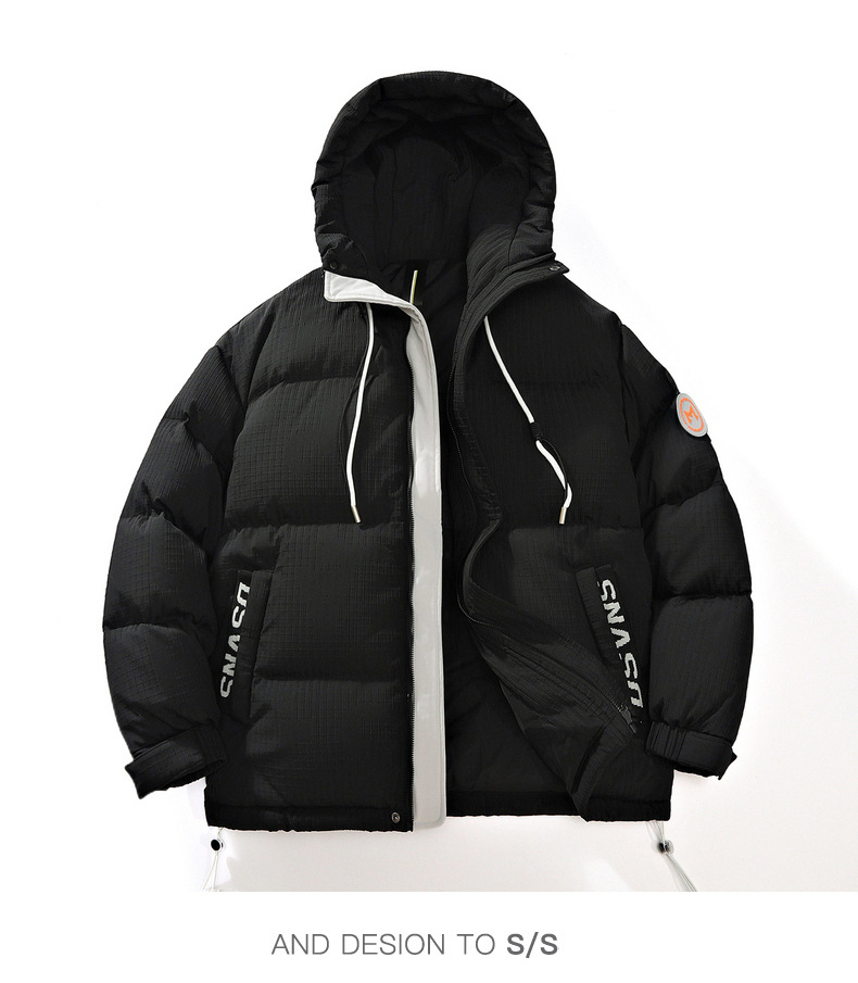 Piumino d'anatra bianco da uomo, nuovo, spesso e caldo, giacca invernale alla moda, corta_voghion.com