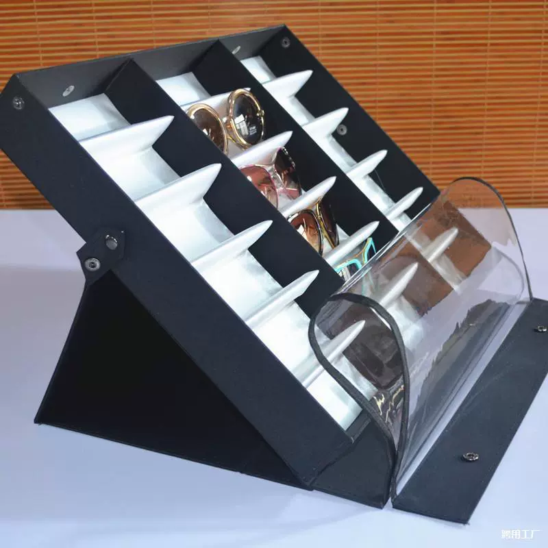 Реквизит, украшение для уличного киоска, легкий прозрачный чехол для дисплея, уличная фотография, большая емкость, очки для чтения, чехол для очков, дисплей, ящик для хранения