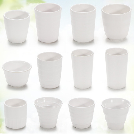 A5 Melamine Cup Plastic Water Cup Anti-Chip Porcelain-Like Cup Tea Cup Hotel Cup Restaurant Shatter-Resistant Cup Restaurant Tableware