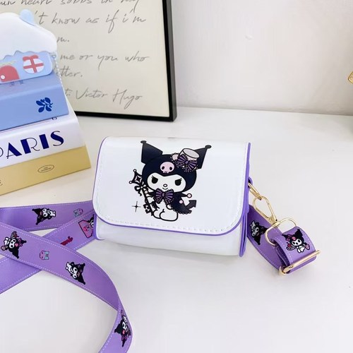 Fashionable children's single-shoulder crossbody bag PU backpack snack bag cartoon Steve Irwin baby wallet