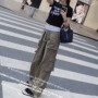 直筒夏季宽松新款工装裤