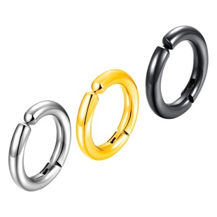 Stainless steel non-hole ear clip cross-border hot sale Korean style personalized men's and women's ear bone clip titanium steel ear buckle ear stud jewelry factory