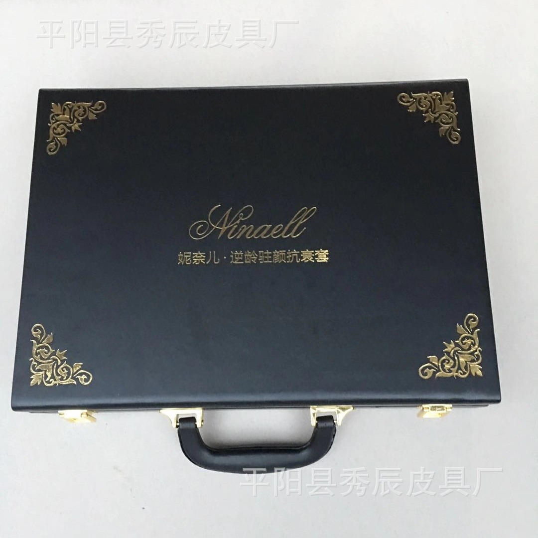 厂家生产/ 皮质礼品包裹箱  皮质工具箱  手提汽车配件包装箱